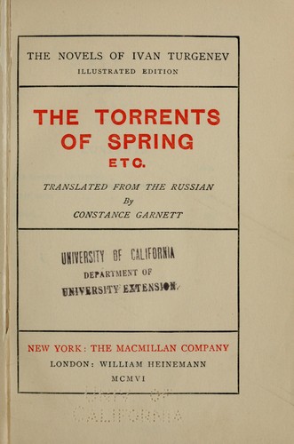 The Torrents of Spring