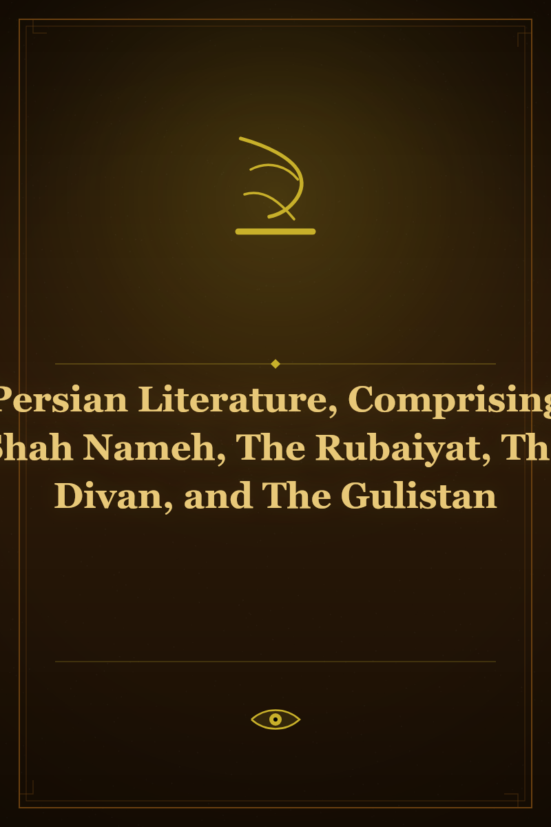 The Persian Literature, Comprising The Shah Nameh, The Rubaiyat, The Divan, and The Gulistan