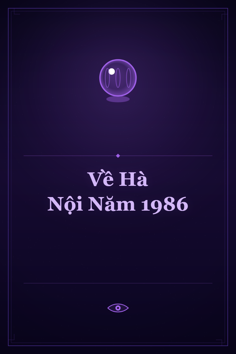 Về Hà Nội Năm 1986